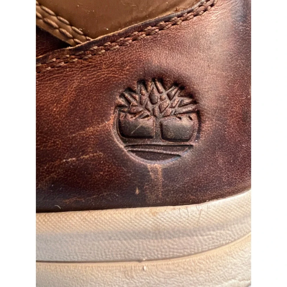 Timberland Graydon Leather Sneaker Boot Memory Foam Water‎ Resistant SZ 10.5